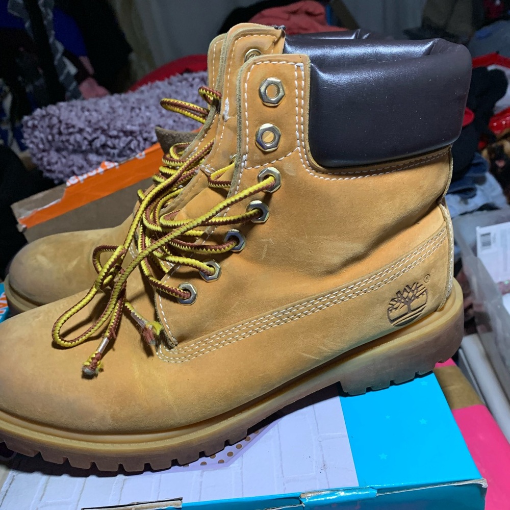 Timberland Kids Brown Lace-Up Boots